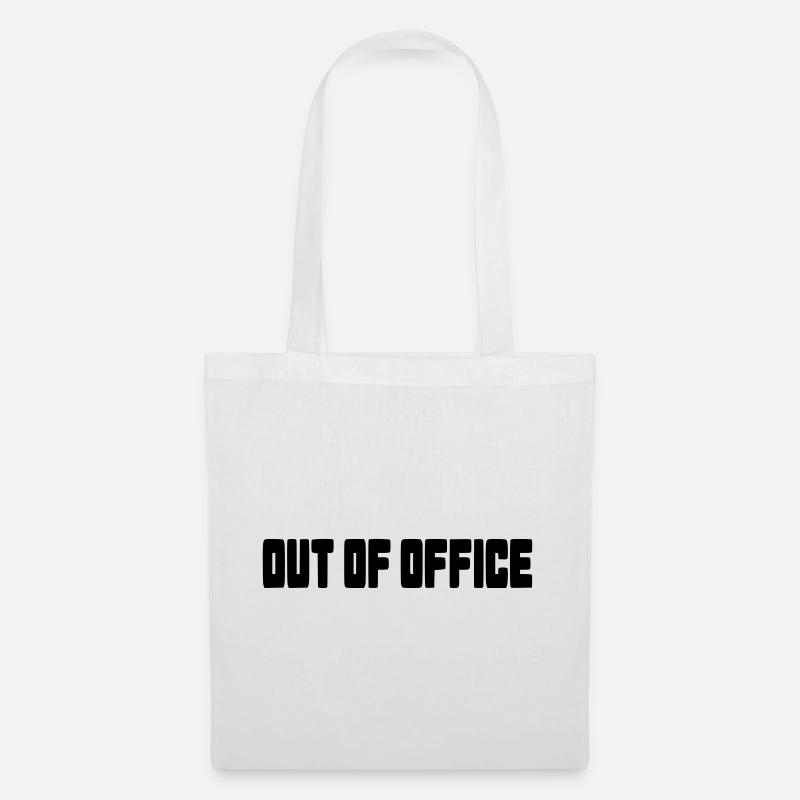 Außerhalb der Arbeitszeit, Büro, kostenlos # - Stoffbeutel - Weiß