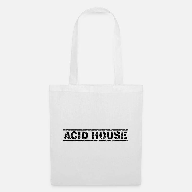 Acid House - Stoffbeutel - Weiß