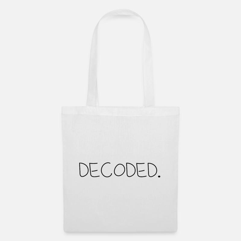 Decoded - Stoffbeutel - Weiß
