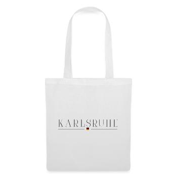 T-shirt de fan de Karlsruhe – Pour de vrais fans - Sac en tissu - blanc - Devant