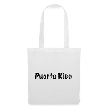 Puerto Rico - Stoffbeutel - Weiß - Vorne