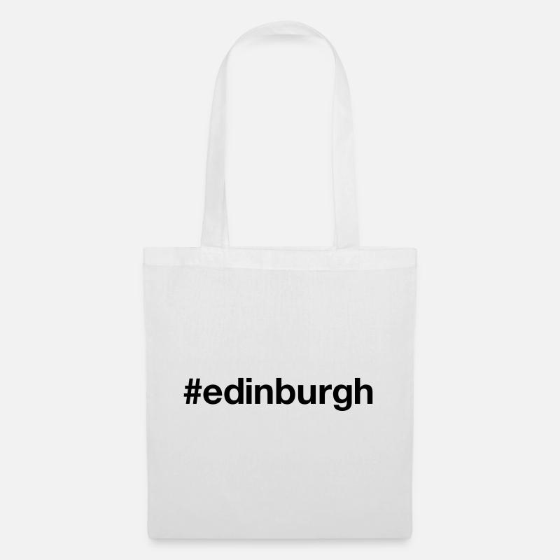 EDINBURGH Scotland Schottland - Stoffbeutel - Weiß