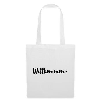 Welcome heart sticker door hanger apartment house - Tote Bag - white - Front