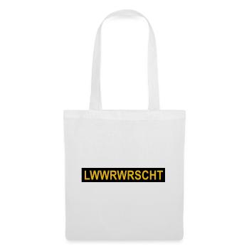 Leberwurst: Nationalgericht der Pfalz. - Stoffbeutel - Weiß - Vorne