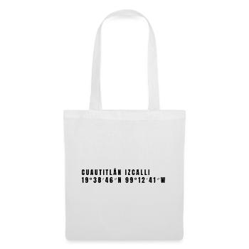 State of Mexico Mexico Coordinates - Tote Bag - white - Front