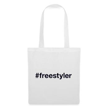 FREESTYLER Hashtag - Stoffbeutel - Weiß - Vorne