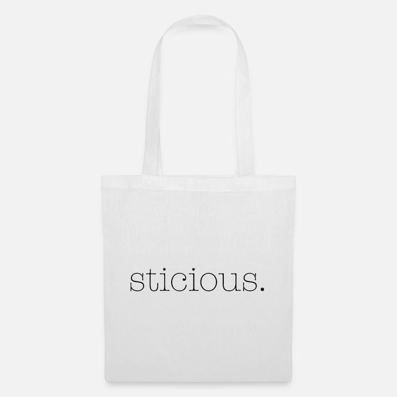 sticious - Tote Bag - white