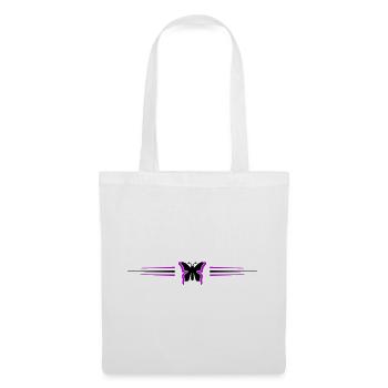 Butterfly Symbol Line - Tote Bag - white - Front