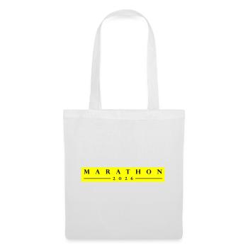 Marathon 2026 - Stoffbeutel - Weiß - Vorne