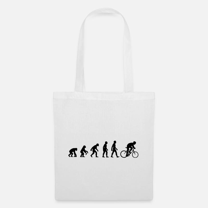 Bike Evolution - Stoffbeutel - Weiß