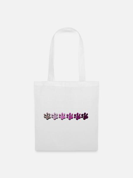 Abstrakte Farbwelten T-Shirt Design - Stoffbeutel - Weiß
