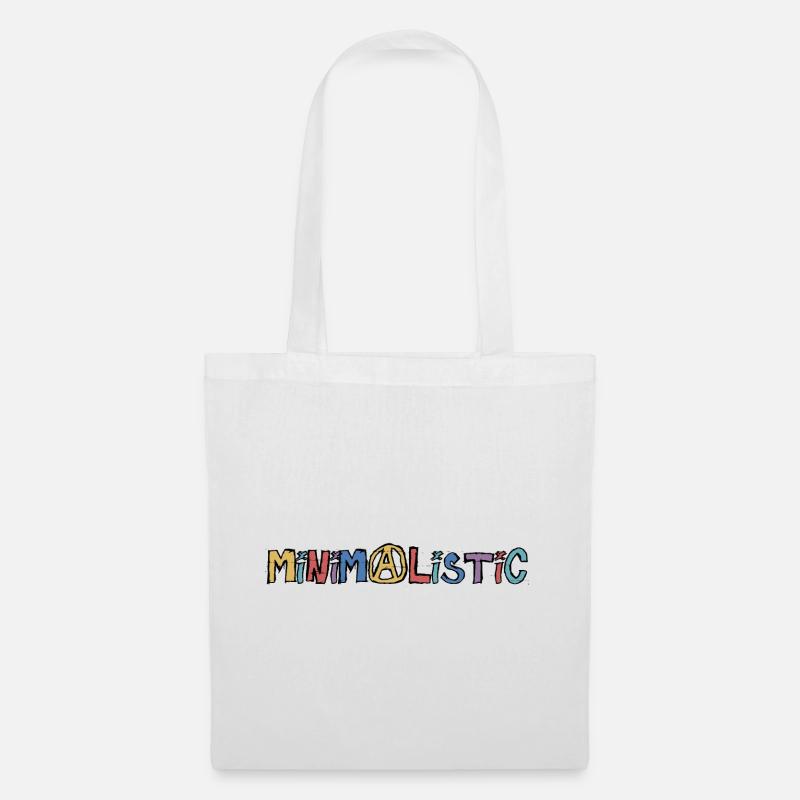 Minimalistisch - Stoffbeutel - Weiß