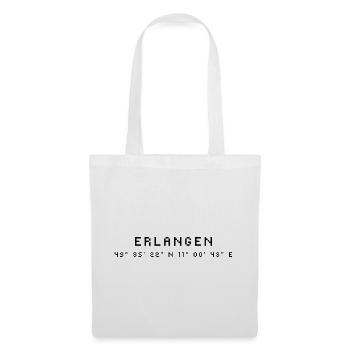 Erlangen coordinates - Tote Bag - white - Front