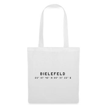 Bielefeld coordinates - Tote Bag - white - Front