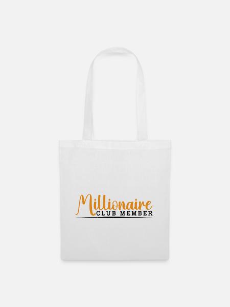 Millionaire Club Member 37 - Stoffbeutel - Weiß