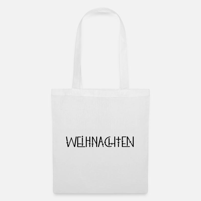 Weihnachten - Stoffbeutel - Weiß