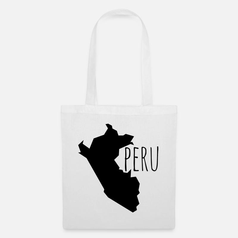 Peru - Stoffbeutel - Weiß