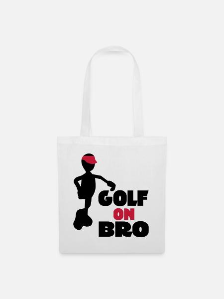 golf - Stoffbeutel - Weiß