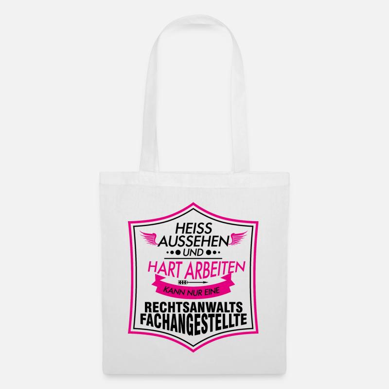 Rechtsanwaltsfachangestellte Shirts / Refa Sprüche - Stoffbeutel - Weiß