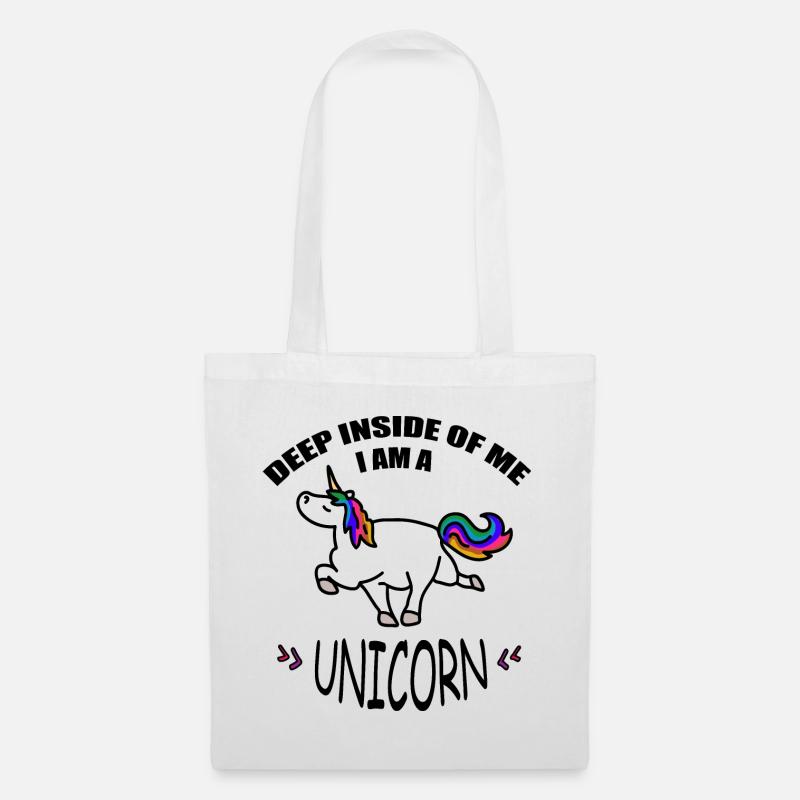 unicorn - Stoffbeutel - Weiß