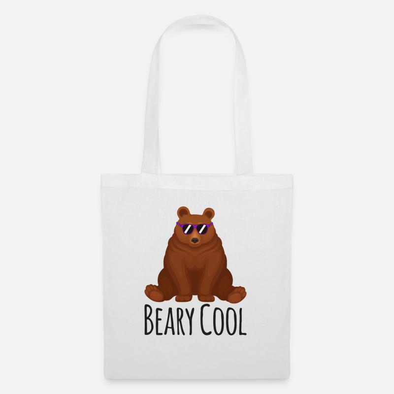 Cooler Bär Beary Cool - Stoffbeutel - Weiß