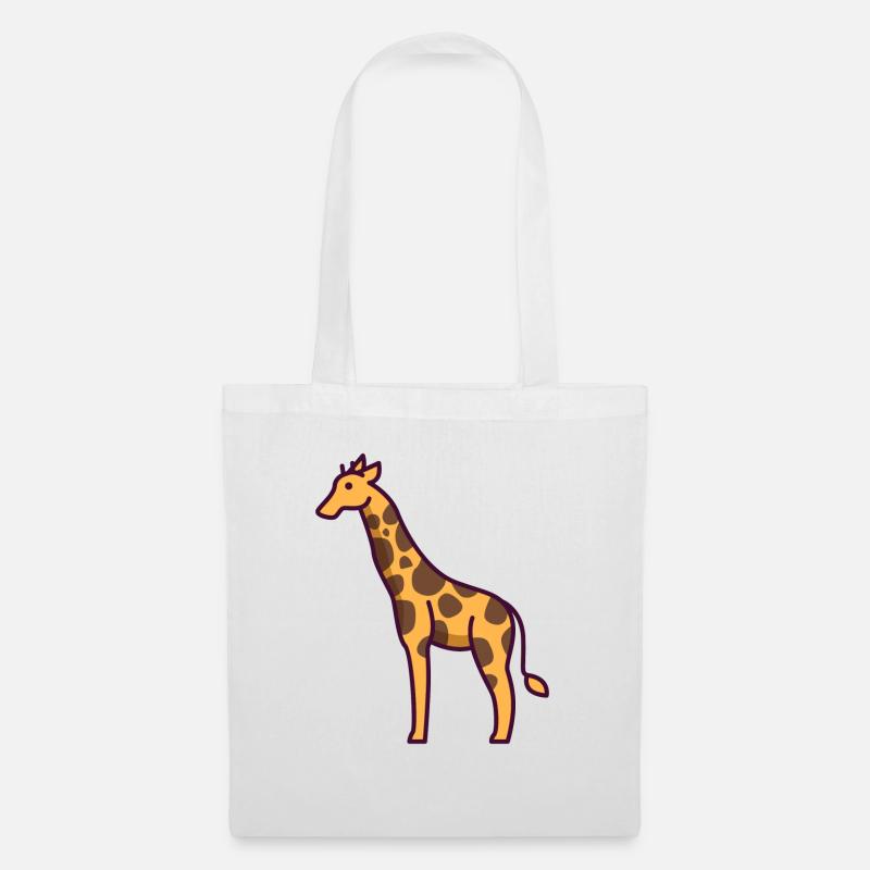 Giraffe - Stoffbeutel - Weiß