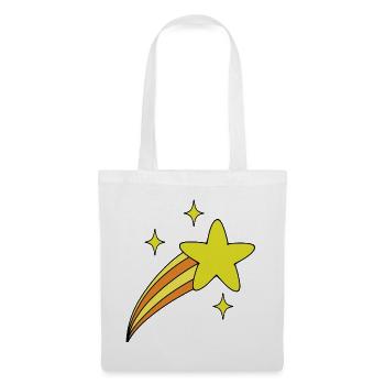 Star with tail - Tote Bag - white - Front