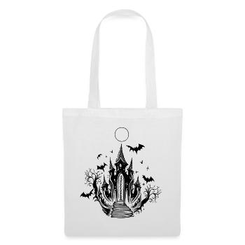 Vampire Castle Bat Halloween - Tote Bag - white - Front