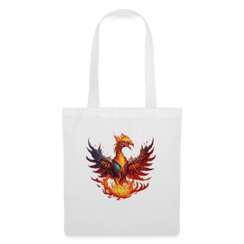 Phoenix / Bird / Animal / Mythical Creature / Fire - Tote Bag - white - Front
