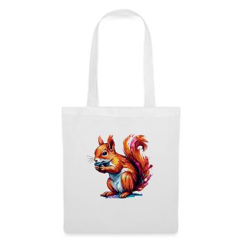 Squirrel / Animal / Rodent / Forest Animal / Comic - Tote Bag - white - Front