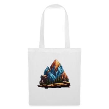 Mountain / Alps / Summit / Nature / Forest / Rock - Tote Bag - white - Front