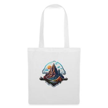Mountain / Alps / Summit / Nature / Forest / Rock - Tote Bag - white - Front