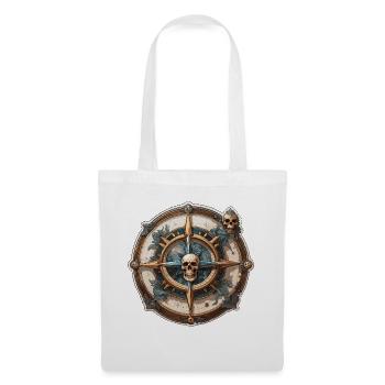 Compass / Cardinal Direction / Travel / Survival - Tote Bag - white - Front
