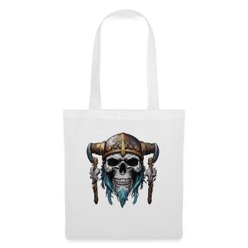 Viking / Thor / Odin / Nordique / Celtique - Sac en tissu - blanc - Devant
