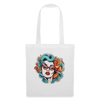 diabolical woman / blood / gothic / heavy metal - Tote Bag - white - Front