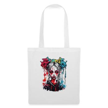 diabolical woman / blood / gothic / heavy metal - Tote Bag - white - Front