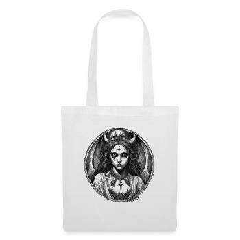 diabolical woman / blood / gothic / heavy metal - Tote Bag - white - Front