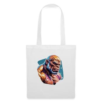 Bodybuilder / Sports / Fitness / Monkey / Muscles - Tote Bag - white - Front