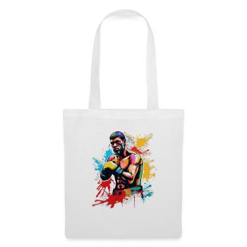 Boxer / Sports / Fight / Arena / Boxing Ring / Fists - Tote Bag - white - Front