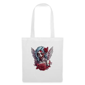 Cupid / Love / Arrow / Heart / Valentine's Day - Tote Bag - white - Front