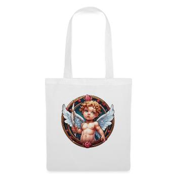 Cupid / Love / Arrow / Heart / Valentine's Day - Tote Bag - white - Front