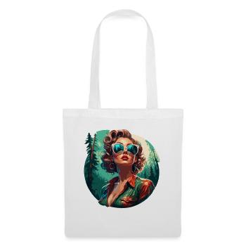 Rockabilly / Pin-up Girl / Girl Power / 50s - Tote Bag - white - Front
