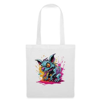 Chupacabra / Sucking Creature / Monster /Spain - Tote Bag - white - Front