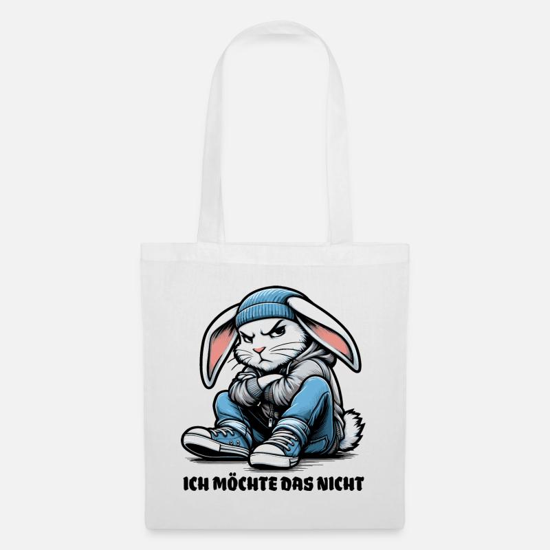 JE NE VEUX PAS DE ÇA - Sac en tissu - blanc