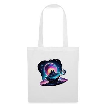 Silhouette / Forest / Portrait / Trees / Mug - Tote Bag - white - Front