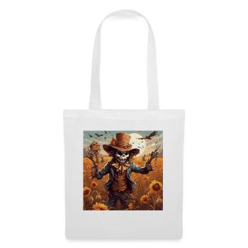 Scarecrow / Harvest Worker / Corn Field / Field - Tote Bag - white - Front