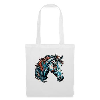 Pony / Horse / Animal / Riding / Mane / Stable - Tote Bag - white - Front