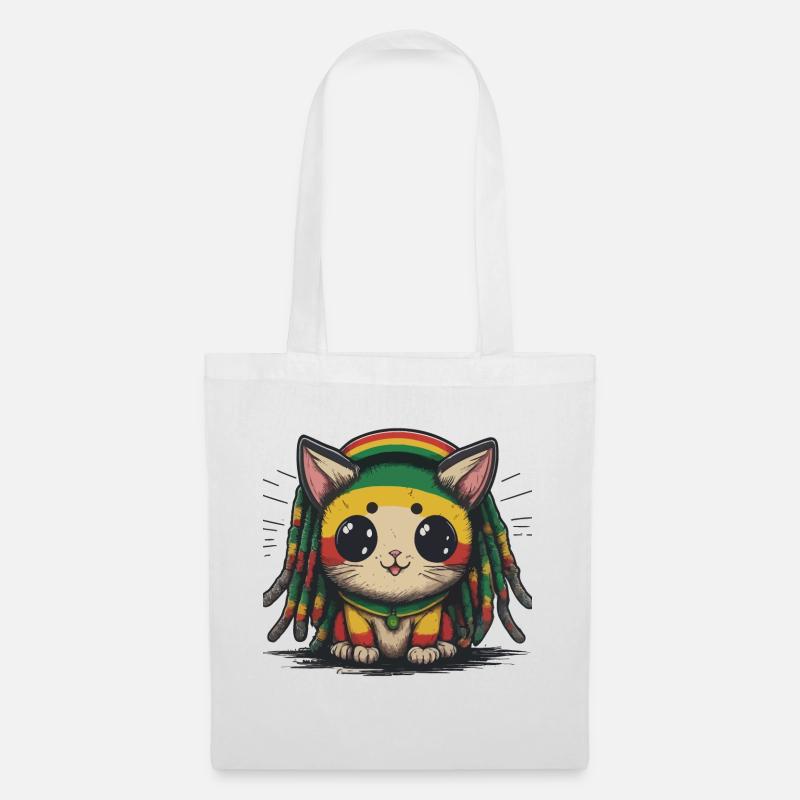 Lion Reggaeton - Stoffbeutel - Weiß
