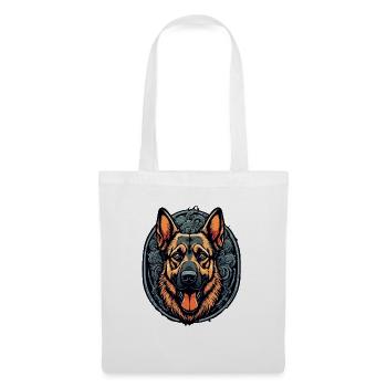 Dog / Animal / Pet / Furry / German Shepherd - Tote Bag - white - Front