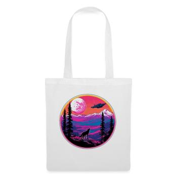Wolf / Pack / Forest / Wild / Wildlife / Howl - Tote Bag - white - Front